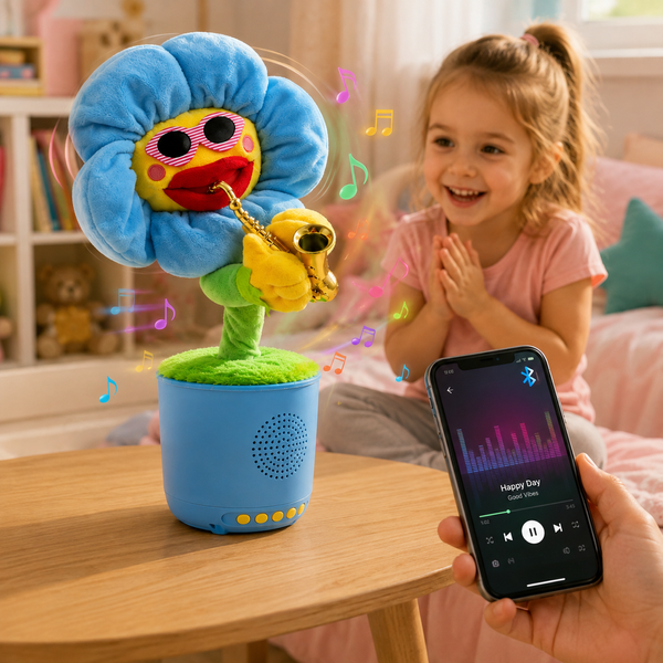 Інтерактивна іграшка танцюючий Квітка Dancing Flower з Bluetooth, FM-радіо 2016010 фото