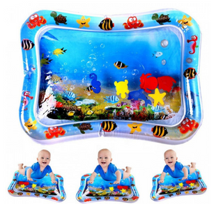 Надувной игровой развивающий детский коврик AIR PRO / коврик водный / напольный коврик для малышей 66*50 см 1125 фото