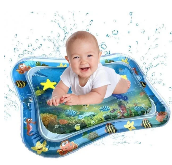 Надувной игровой развивающий детский коврик AIR PRO / коврик водный / напольный коврик для малышей 66*50 см 1125 фото