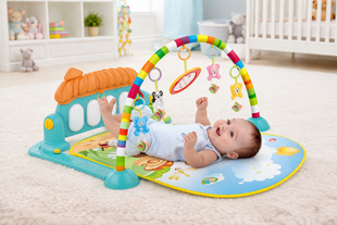 Детский развивающий игровой коврик Piano Fitness Rack X-646 5094772 фото