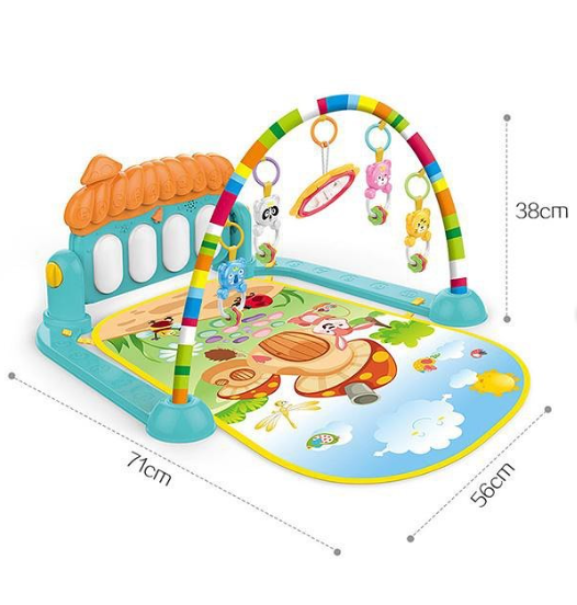 Детский развивающий игровой коврик Piano Fitness Rack X-646 5094772 фото