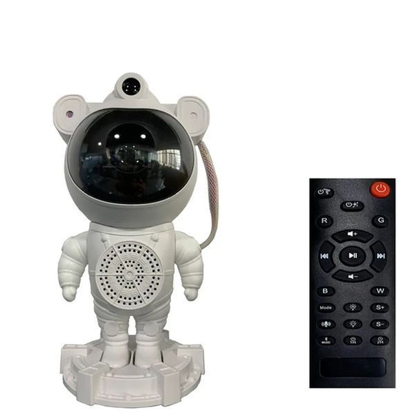 Ночник проектор звездного неба Астронавт с Bluetooth колонкой Sky Star Astronaut Bambi ZZ-202 44091072 фото