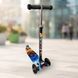 Самокат Scooter з підсвічуванням коліс для дівчинки та хлопчика синій 252036Z/4 фото 1