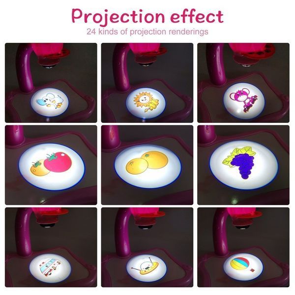 Детский стол проектор для рисования с подсветкой Projector Painting 24 Детали 50900000002 фото
