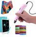 Набор для творчества 3D ручка 3D Pen-6 c LCD дисплеем + графический планшет + трафареты + 100 м пластика в комплекте M15846 фото 2