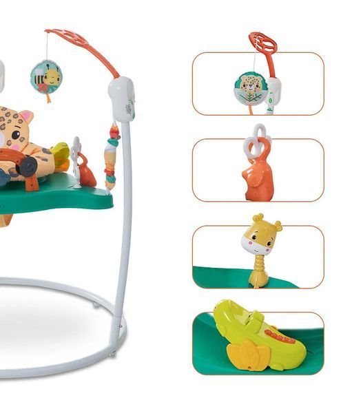 Детский игровой центр Fisher-Price Jumperoo с подсветкой и звуком / Развивающий игровой джемпер Зеленый 5094773/2 фото
