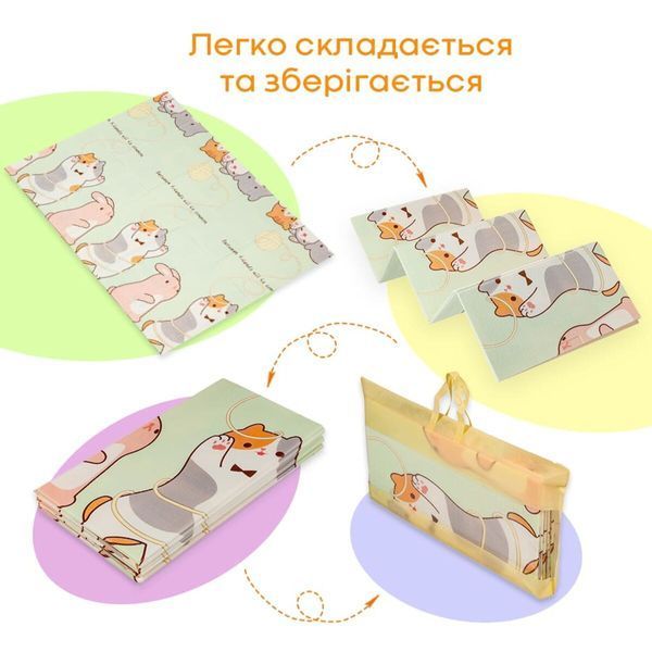 Дитячий складний термокилимок 147cм х 196см х 7мм SW-00003034 SW-00003034 фото