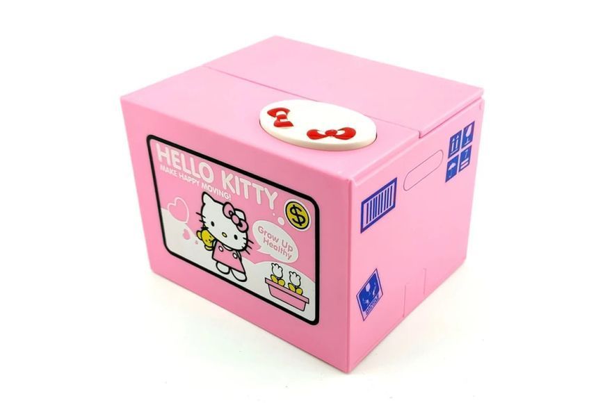Интерактивная копилка Hello Kitty Piggy Banк розовый G6364 фото