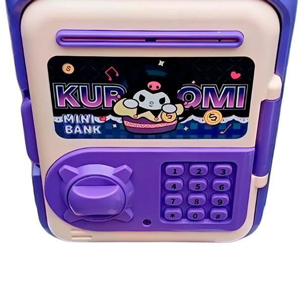 Детский сейф-копилка Mini Bank Kuromi / Электронная копилка G9127 фото