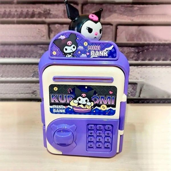 Детский сейф-копилка Mini Bank Kuromi / Электронная копилка G9127 фото