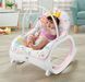 Дитяче крісло-гойдалка Fisher Price / Дитячий шезлонг з музичною підвіскою та регульованою спинкою 5094769 фото 2