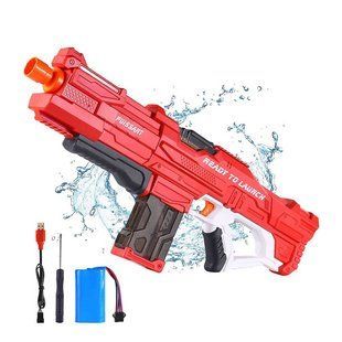Водяний пістолет дитячий Combat Water Gun / Акумуляторний водяний бластер з автоматичним набором води 50920931 фото