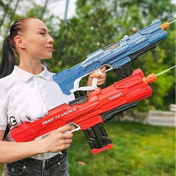 Водяний пістолет дитячий Combat Water Gun / Акумуляторний водяний бластер з автоматичним набором води 50920931 фото