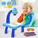 Голубой Детский стол проектор для рисования с подсветкой Projector Painting 24 Детали 50900000002/2 фото 1